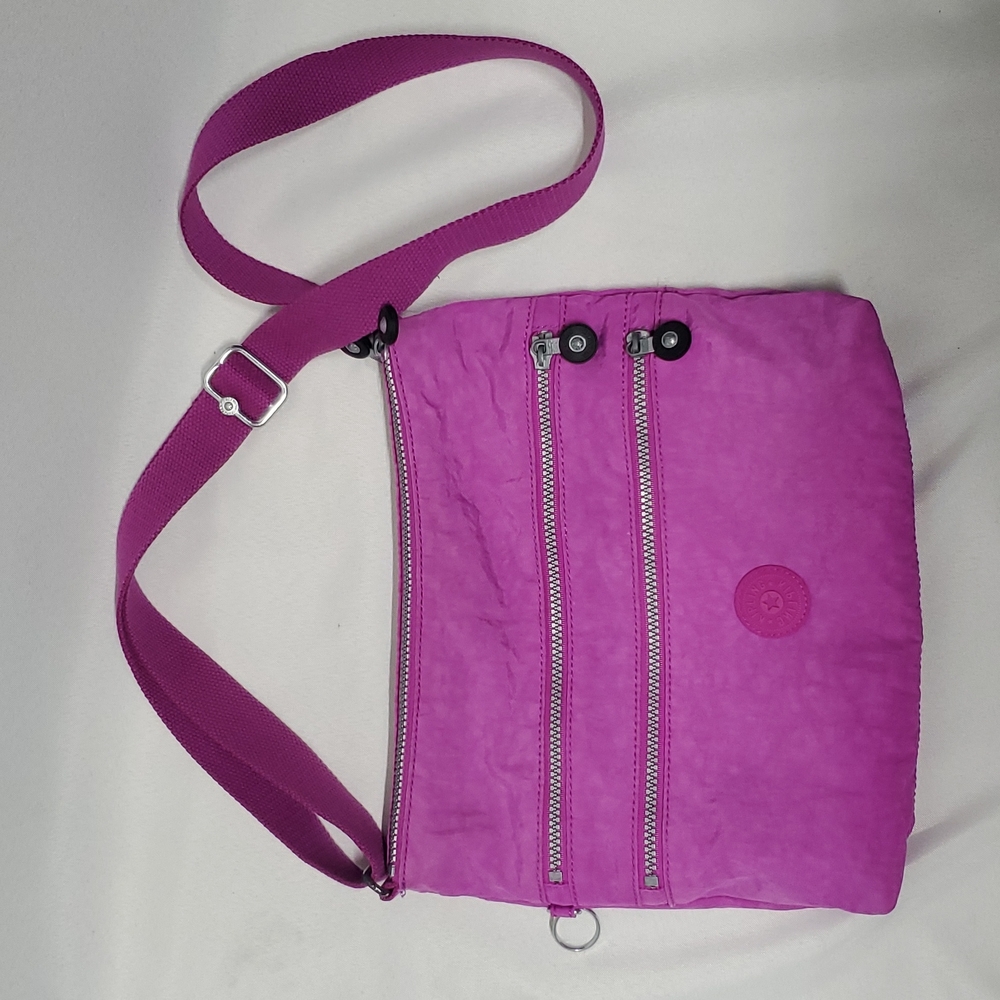 Kipling crossbody messenger purple  bag
